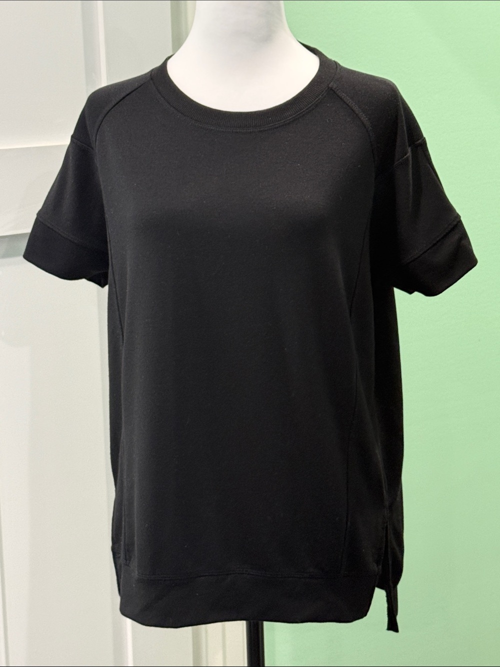 Sonoma Good For Life Super soft Short Sleeve Tunic In Pitch Black Size S